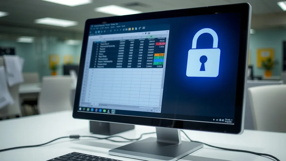 Hur låser du en rad i Excel