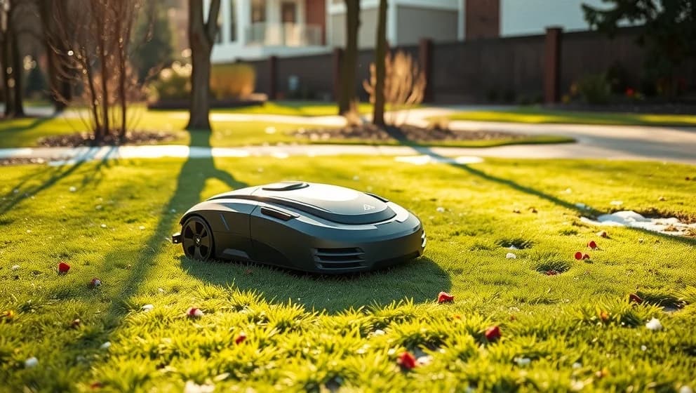 När ska man starta robotgräsklipparen på våren