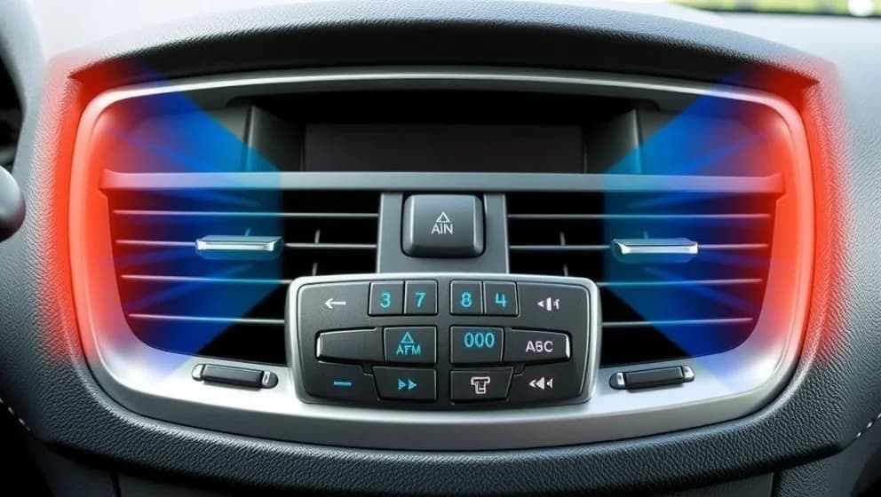 Varm eller kall luft i bilen när du kör